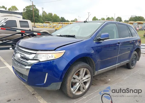 2013 Ford Edge Limited z USA, uszkodzony, nr VIN 2FMDK4KC6DBA96663